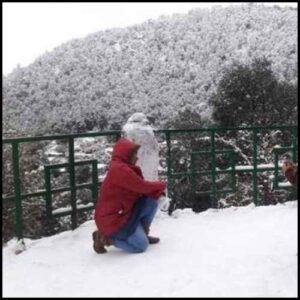 Mussoorie Nainital Snowfall 1